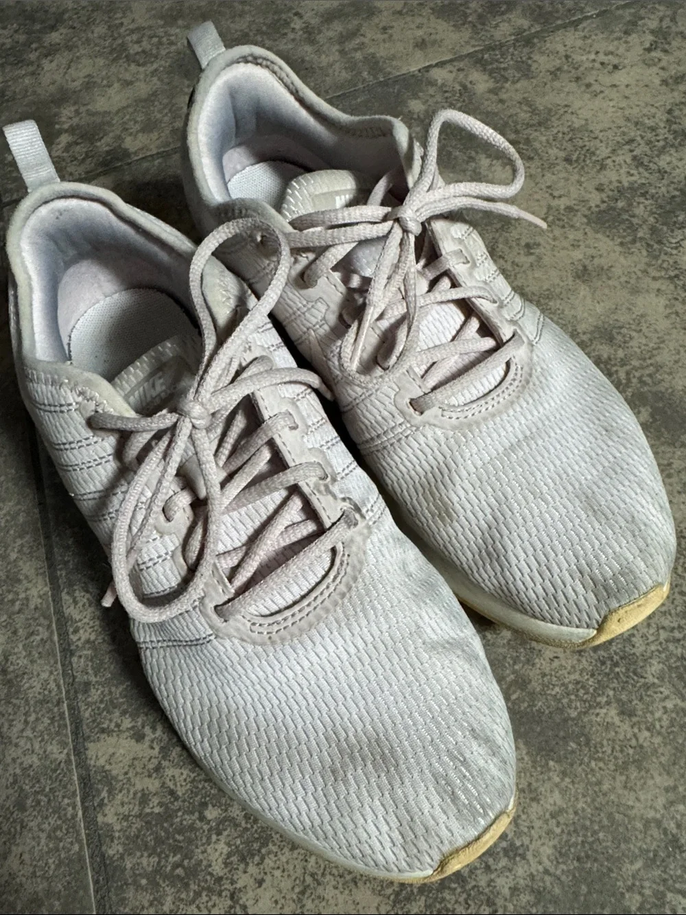 Nike Light Pink Mesh Running Sneakers